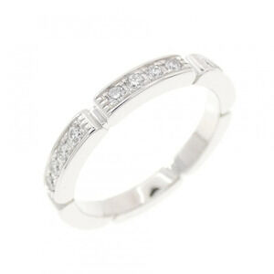 CARTIER Silver Diamond Ring
